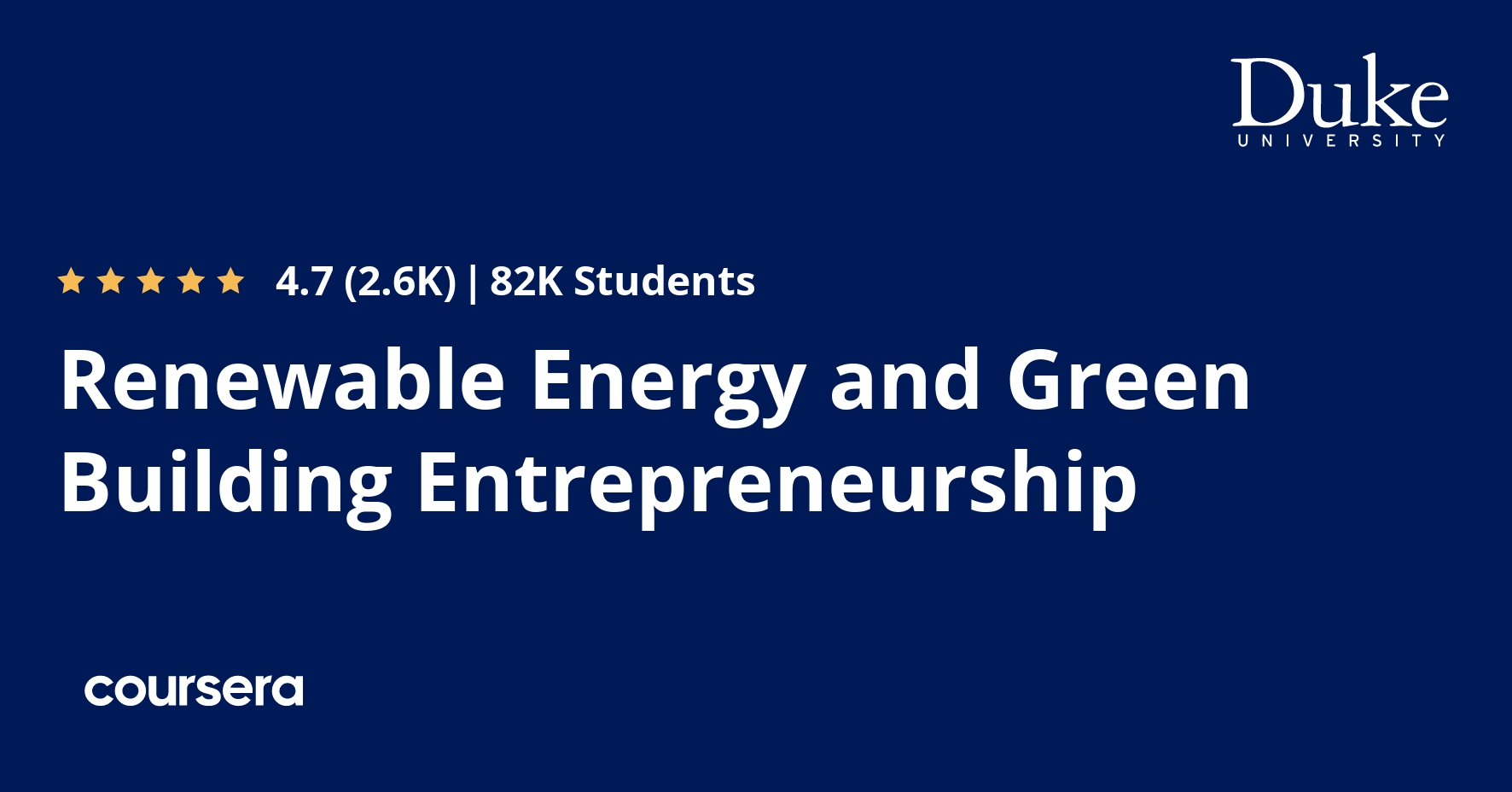 Renewable Energy and Green Building Entrepreneurship